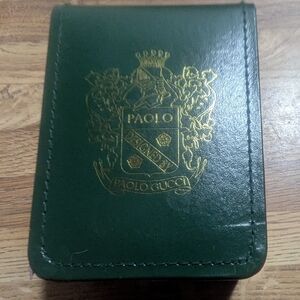 Paolo Gucci Green Card Holder